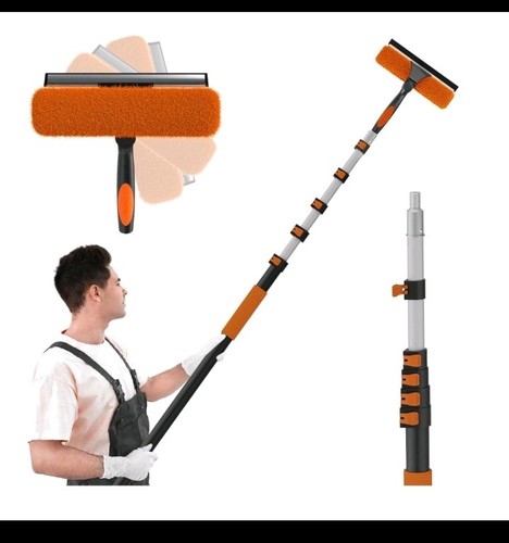 Telescopic window cleaner - 7.2m,