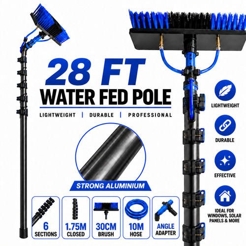 28ft water fed pole - 28ft, window
