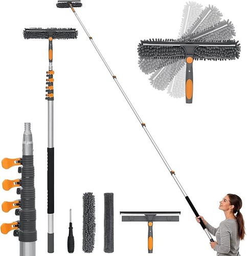 Window cleaning pole - window,