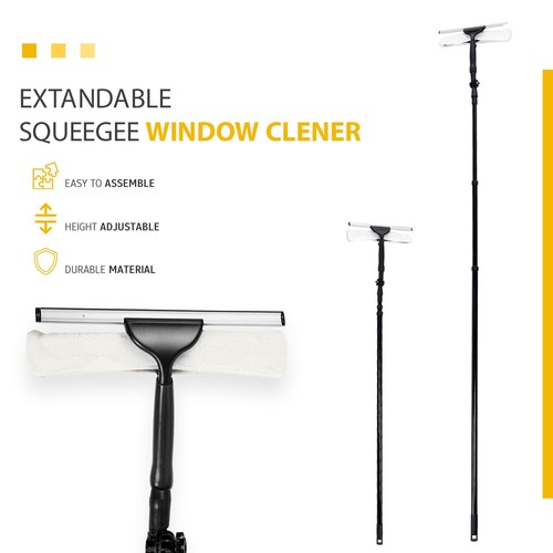 Telescopic window cleaner - 3.5m,