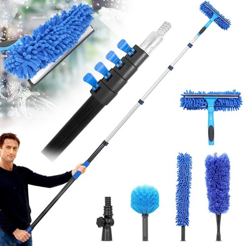 Window cleaning brush squeegee - cleaning,
