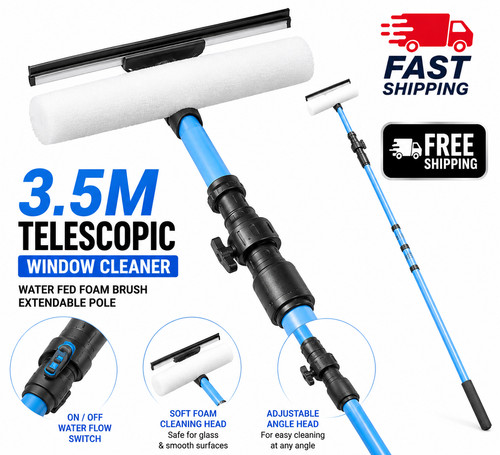 Telescopic window cleaner - telescopic,
